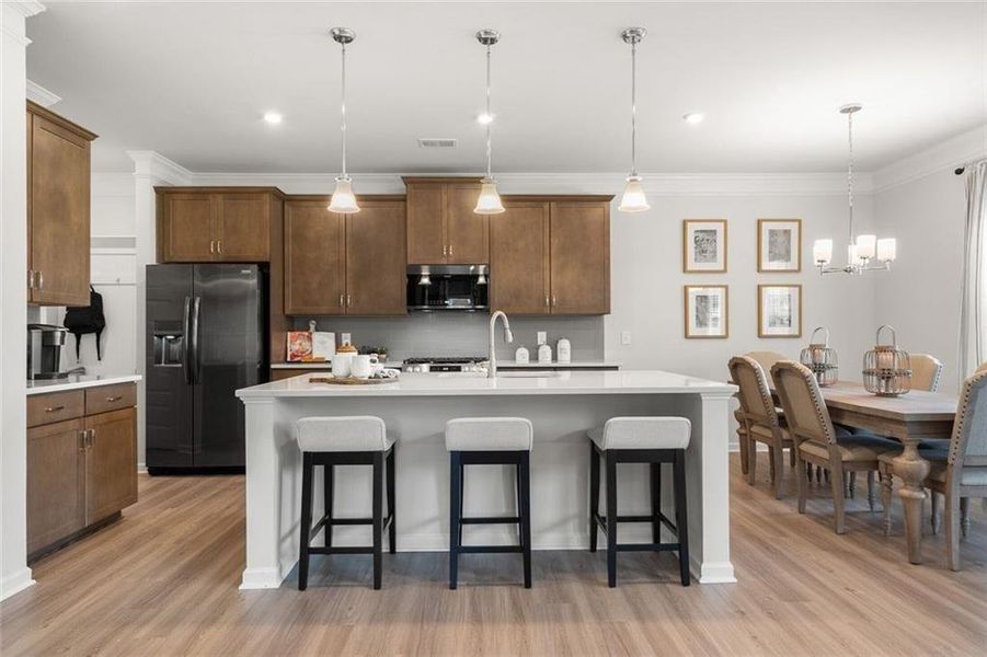 Furnished interior view inside a new home in Garrett Preserve, Douglasville (Image 39).