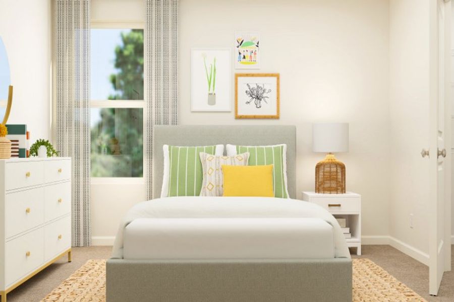 A living room with a couch and a lamp.