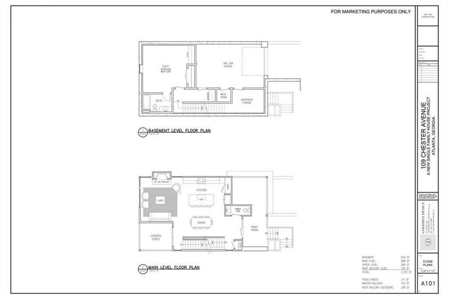 2D floor plan layout of this home in , Atlanta, GA (Image 7).