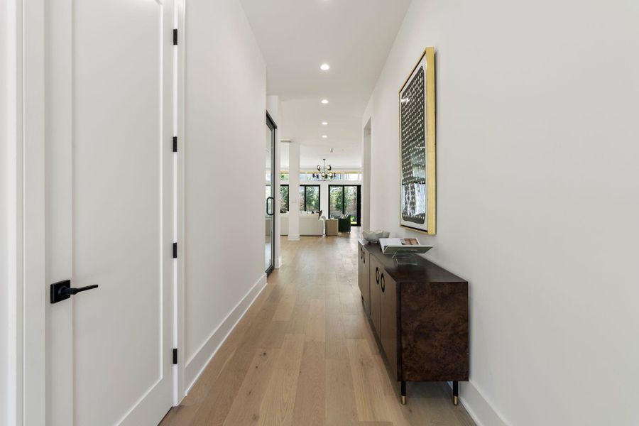 Furnished interior view inside a new home in , Houston (Image 16).