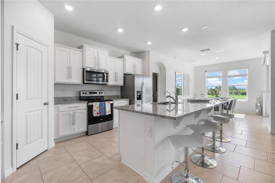 Furnished interior view inside a new home in , Harmony (Image 12).