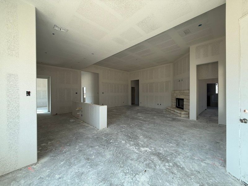 In-progress construction of a new home in Oak Grove Addition, Springtown, TX (Image 16).