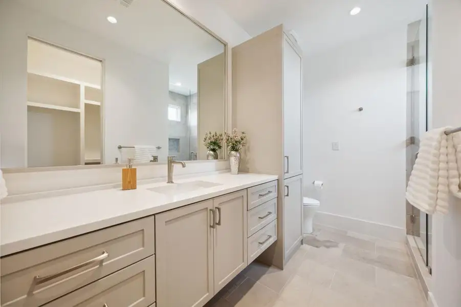 Furnished interior in a model home at Avadene at Las Colinas in Irving (Image 29).