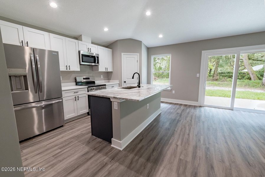Furnished interior view inside a new home in , Florahome (Image 14).