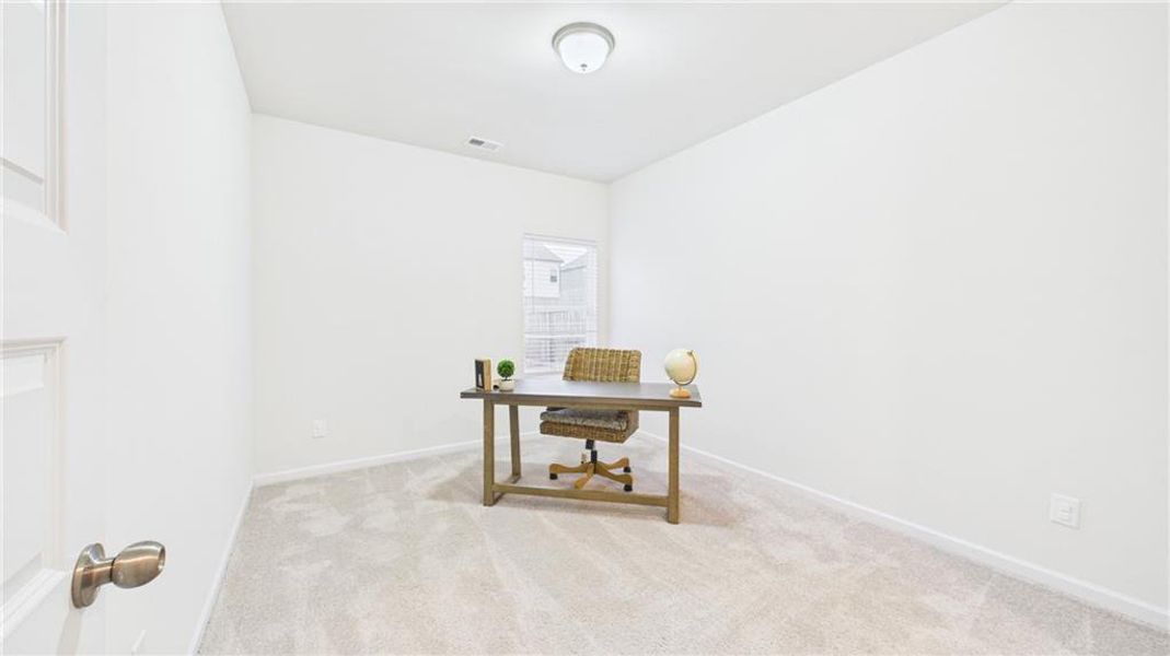 Furnished interior view inside a new home in , Cartersville (Image 15).