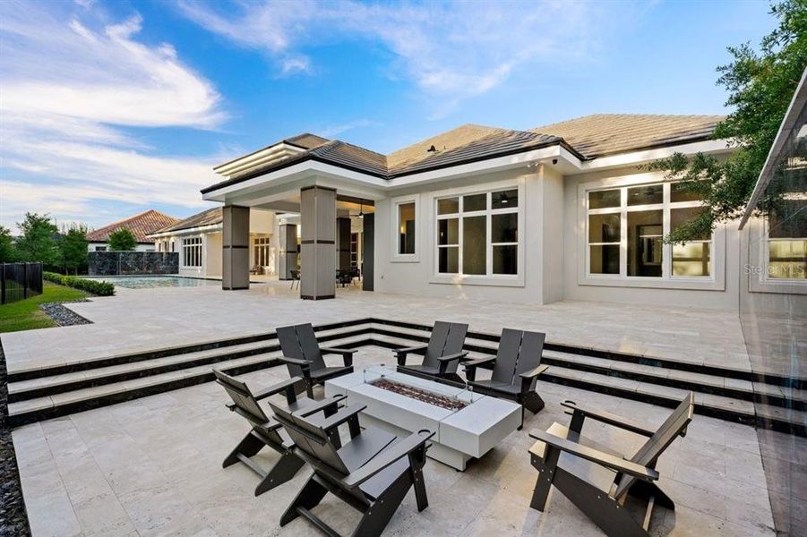 Exterior details and patio area of a home in , Ormond Beach (Image 24).