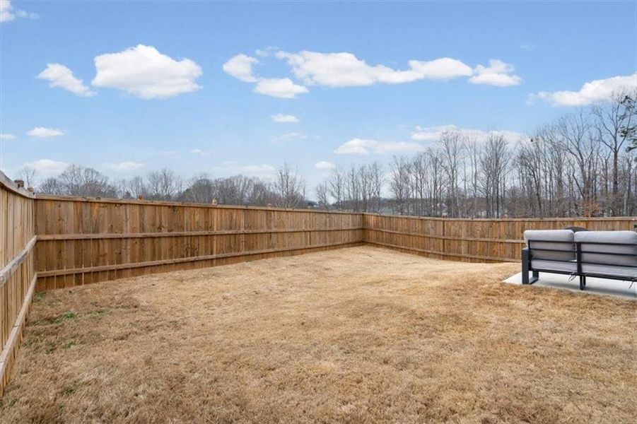 Exterior details and patio area of a home in , Dawsonville (Image 33).
