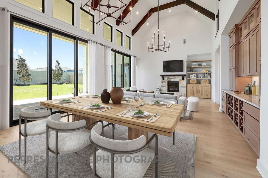 Furnished interior view inside a new home in Parkside On The River: 70ft. lots, Georgetown (Image 13).