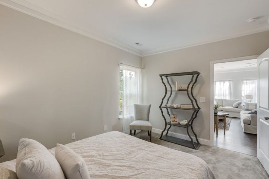 Representative furnished interior of a home built from the Hanover by Keystone Homes NC in Council Creek, Graham (Image 15).