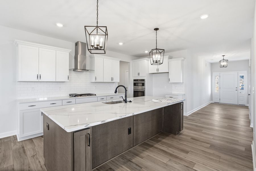 Furnished interior view inside a new home in Sweetbrier, Durham (Image 8).