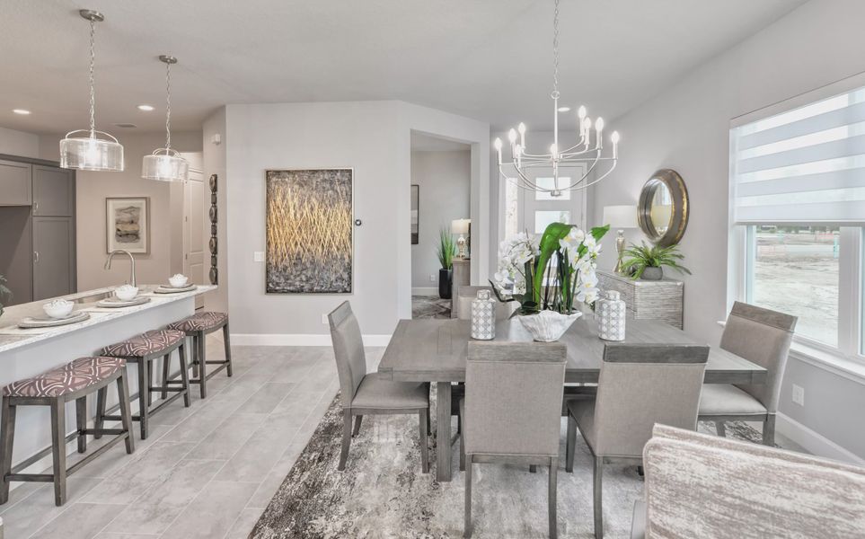 Furnished interior view inside a new home in Woodhaven, Port Orange (Image 8).