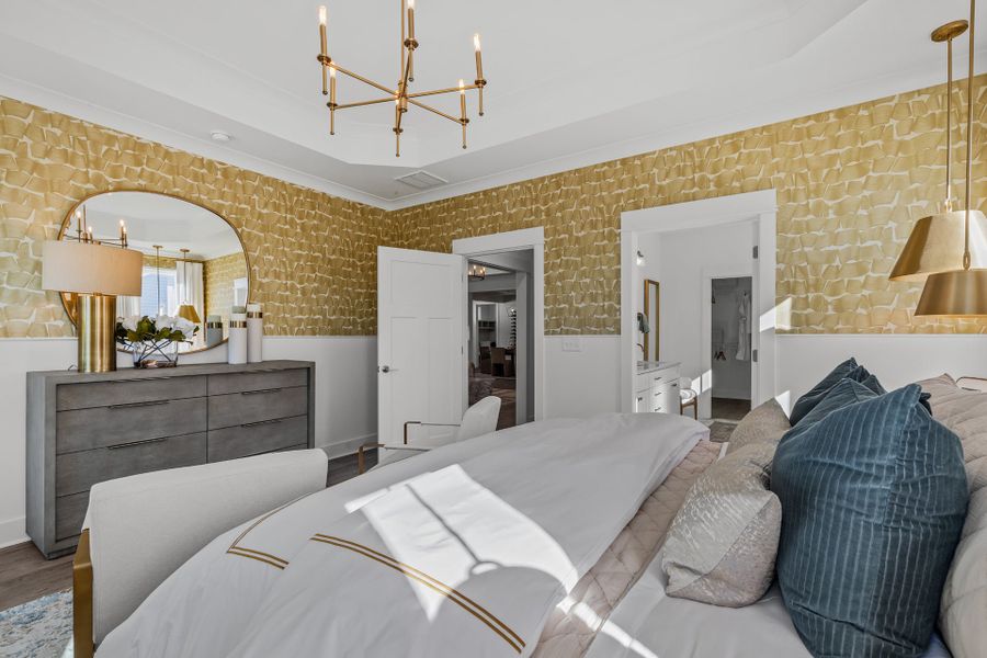 Representative furnished interior of a home built from the The Boardwalk by Chesapeake Homes in Coastal Club of the Carolinas, Calabash (Image 36).