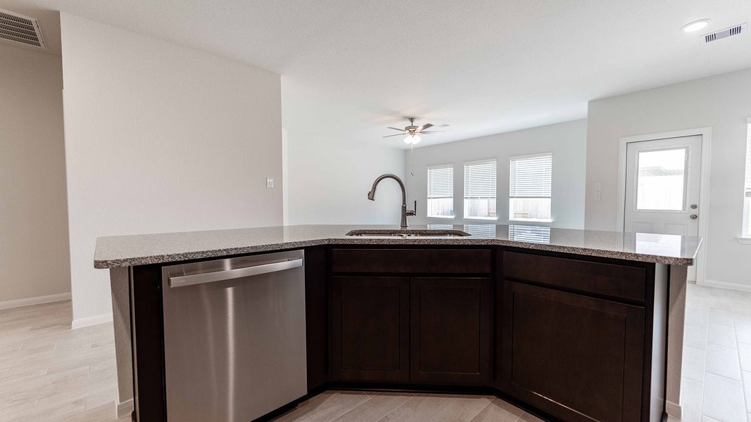 Furnished interior view inside a new home in Bluestem, Brookshire (Image 7).