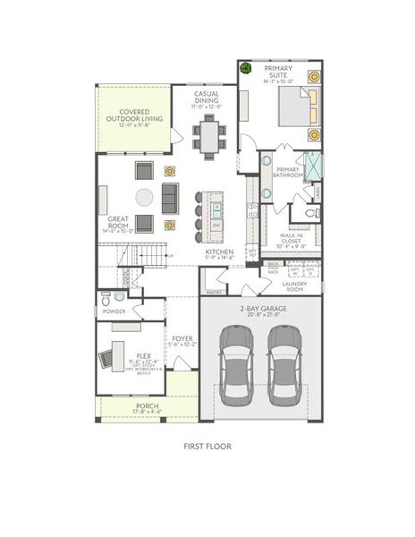 2D floor plan layout of this home in Heritage, Dripping Springs, TX (Image 24).