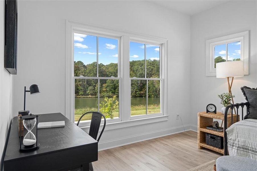 Furnished interior view inside a new home in Foxhall Residences, Douglasville GA, Douglasville (Image 32).