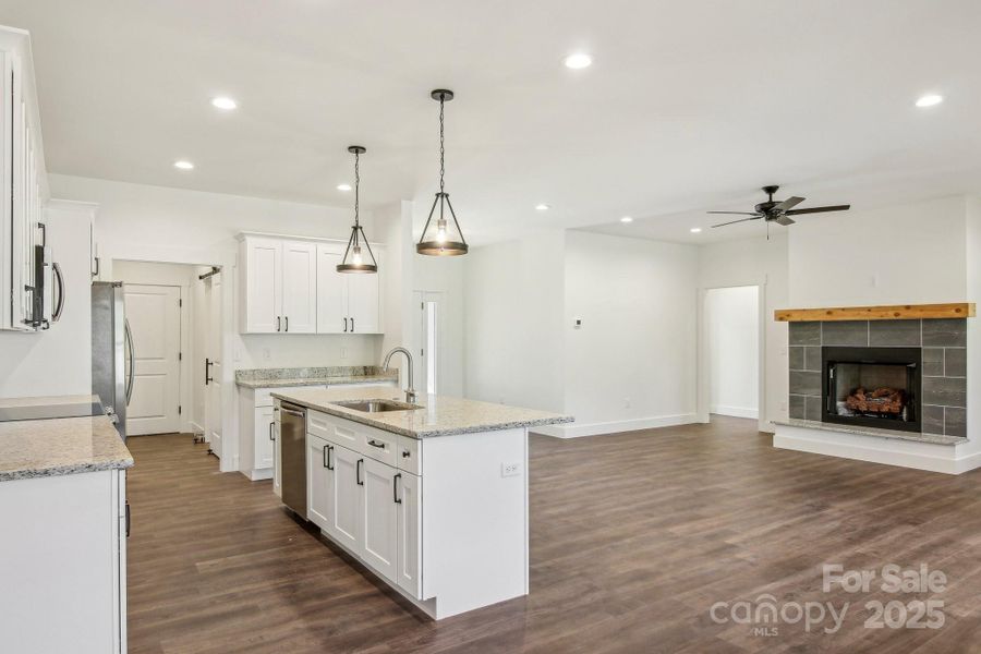 Furnished interior view inside a new home in , Hendersonville (Image 8).