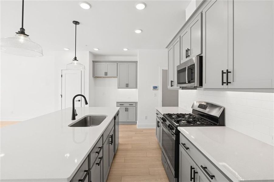 Furnished interior view inside a new home in Grandview Terrace, Canton (Image 5). Furnished interior view inside a new home in Grandview Terrace, Canton (Image 5).