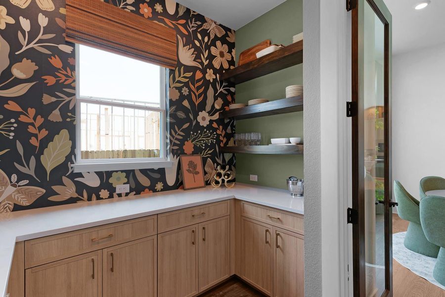 Furnished interior view inside a new home in Lariat, Liberty Hill (Image 123).