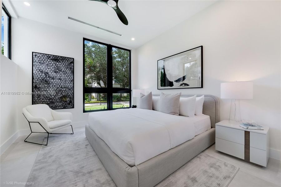 Furnished interior view inside a new home in , Miami (Image 17). Furnished interior view inside a new home in , Miami (Image 17).