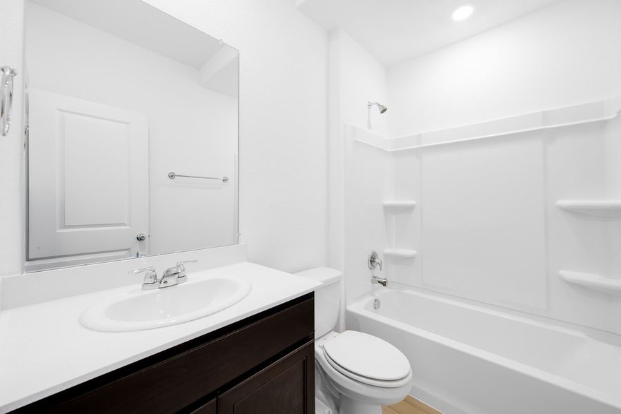 Furnished interior view inside a new home in River Ridge, Crandall (Image 6). Furnished interior view inside a new home in River Ridge, Crandall (Image 6).