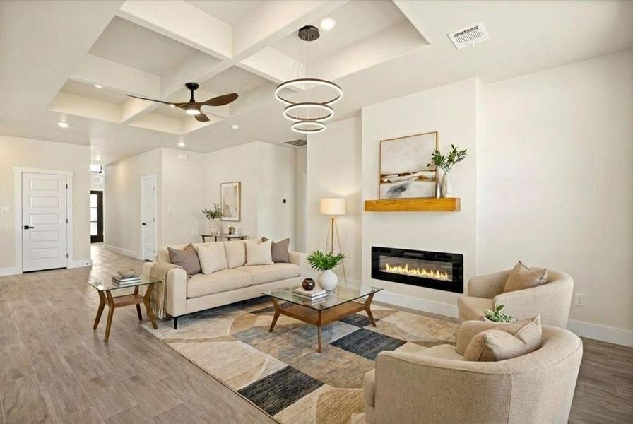 Furnished interior view inside a new home in , Granbury (Image 6).