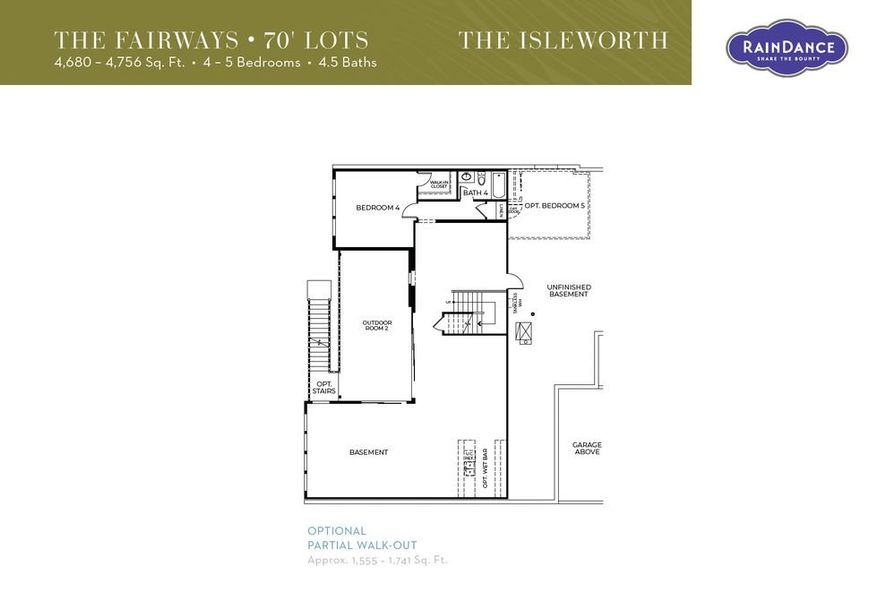 The Isleworth Floor Plan