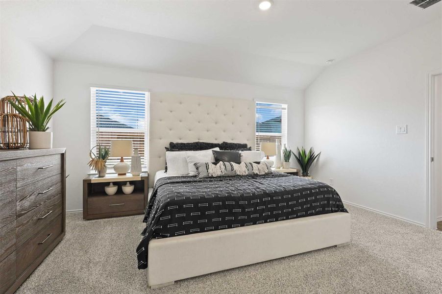 Furnished interior view inside a new home in Tamarron, Fulshear (Image 17).