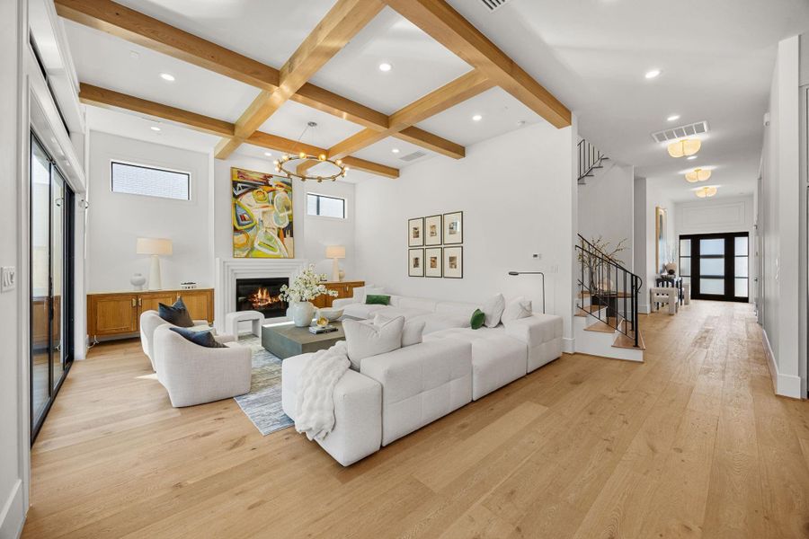 Family Room opens to the Chef's Kitchen. Great layout for both entertaining and Family time. Family Room opens to the Chef's Kitchen. Great layout for both entertaining and Family time.