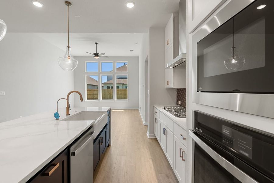 Furnished interior view inside a new home in Lagos Reserve, Manor (Image 10). Furnished interior view inside a new home in Lagos Reserve, Manor (Image 10).