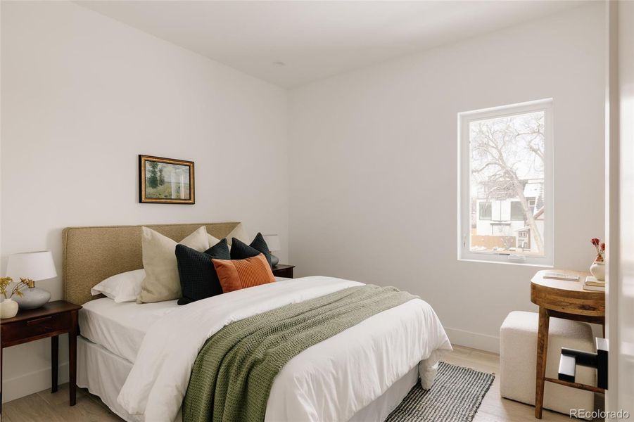 Furnished interior view inside a new home in , Denver (Image 33).