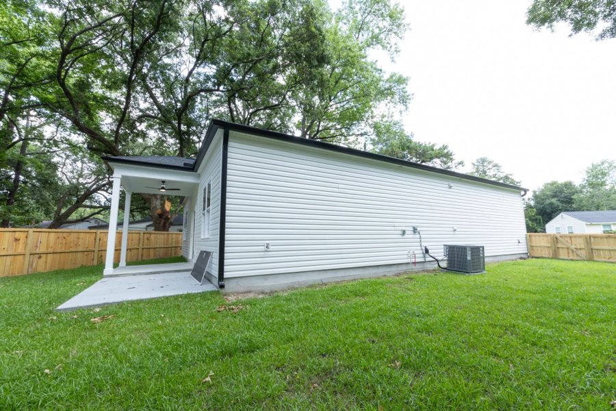 Exterior details and patio area of a home in , North Charleston (Image 24). Exterior details and patio area of a home in , North Charleston (Image 24).