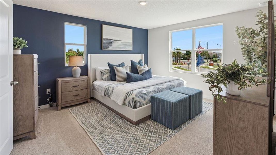 Furnished interior view inside a new home in Fish Lake Cove, Kissimmee (Image 8).