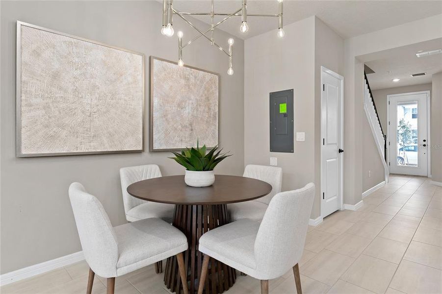 Furnished interior view inside a new home in Parkside Trails, Clermont (Image 15).