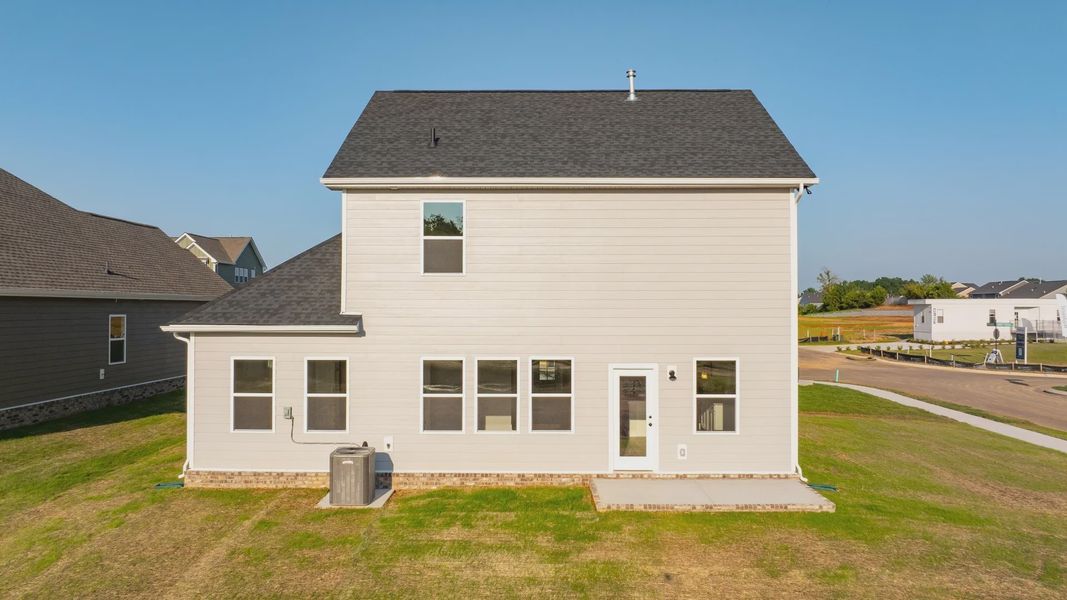 Exterior details and patio area of a home in McClure Farms, Columbia (Image 31).