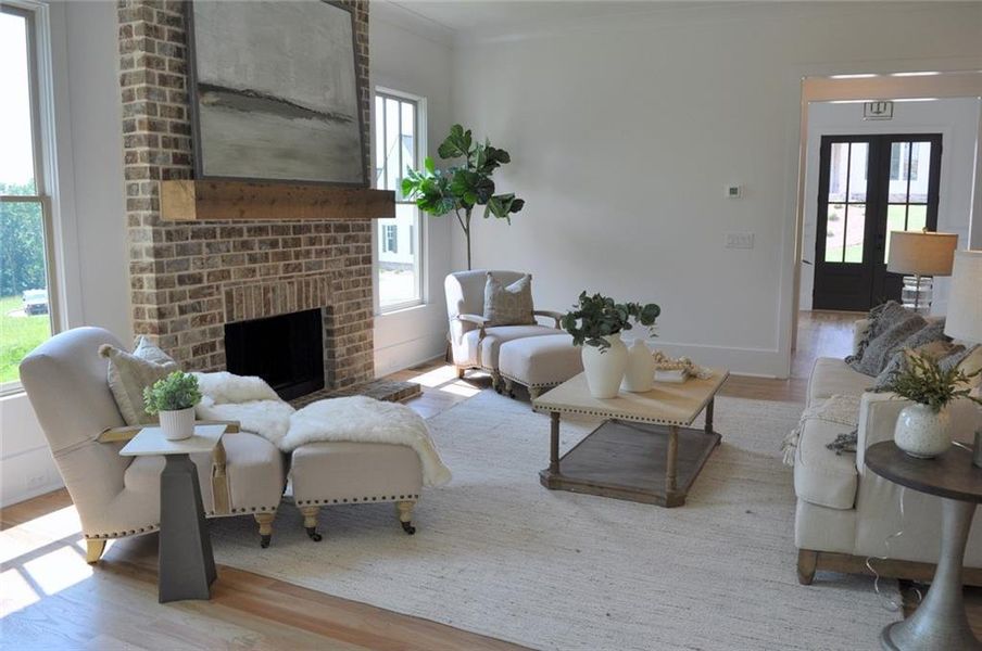 Furnished interior view inside a new home in , Marietta (Image 12).