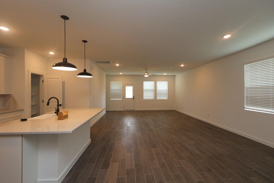 Dining area and great room - still under construction!