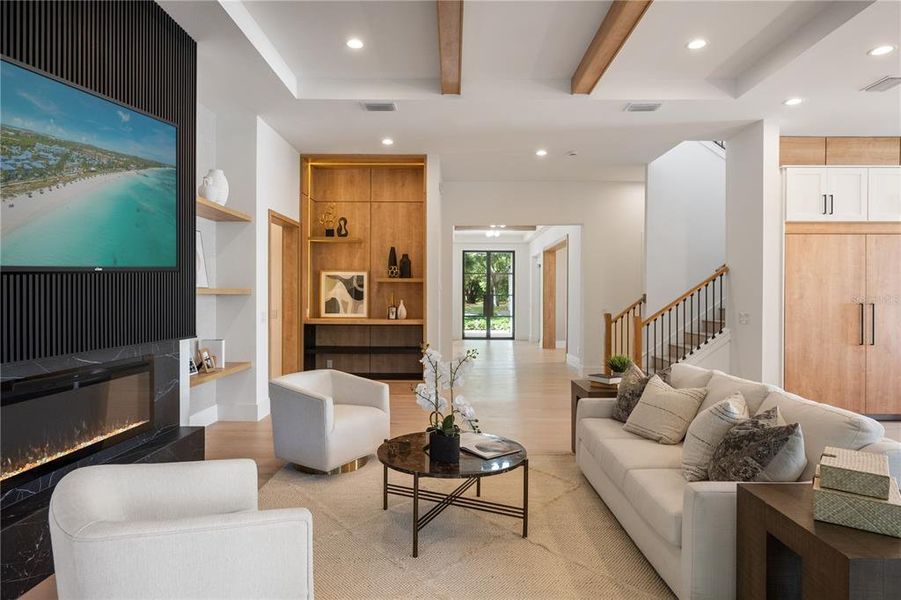 Furnished interior view inside a new home in , Windermere (Image 19).