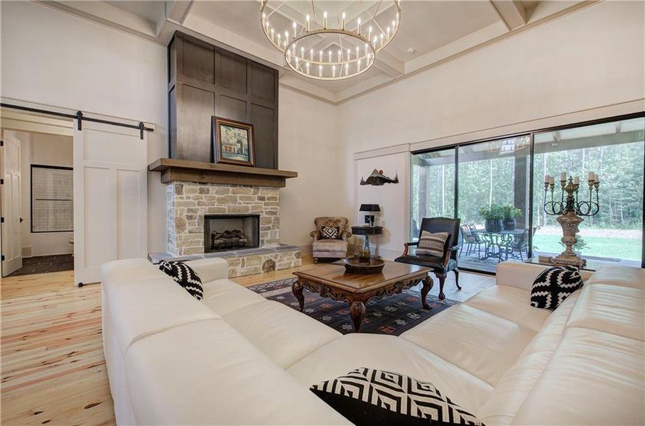 Furnished interior view inside a new home in , Acworth (Image 49).