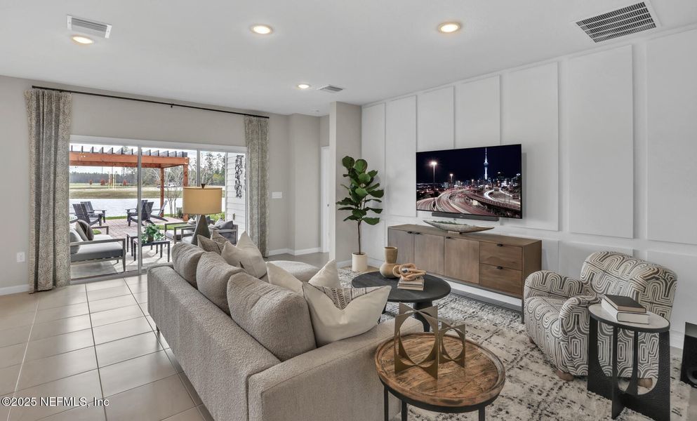 Furnished interior view inside a new home in , Palm Coast (Image 12).