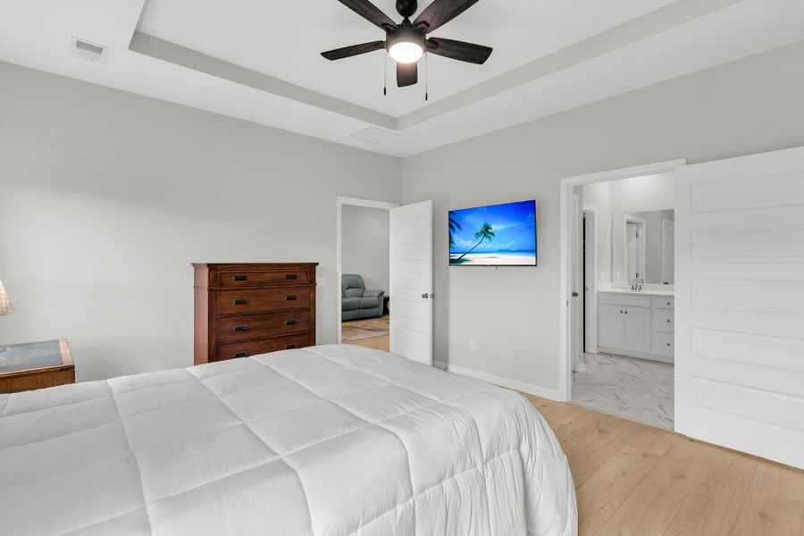 Furnished interior view inside a new home in Horizons at Summers Corner | 55+, Summerville (Image 9).