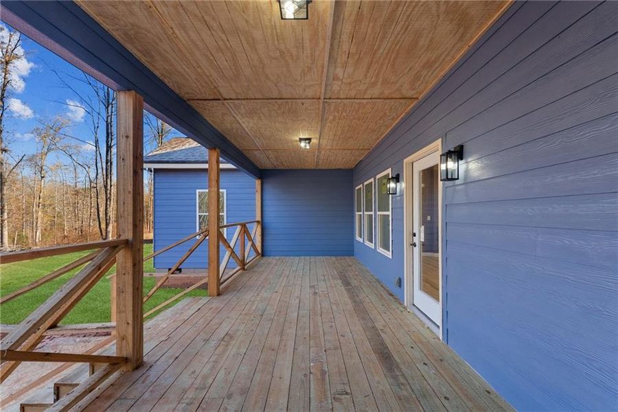Exterior details and patio area of a home in , Locust Grove (Image 29).