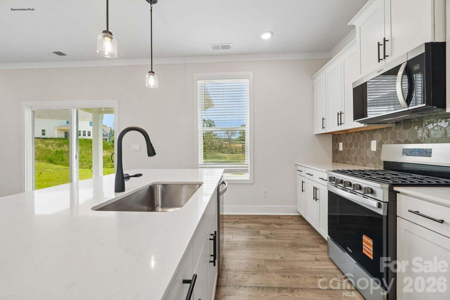 Furnished interior view inside a new home in Avalon of Gastonia, Gastonia (Image 9).