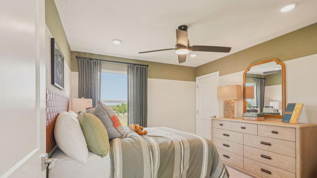 Furnished interior view inside a new home in Haven at Diamond Springs, Jacksonville (Image 14).