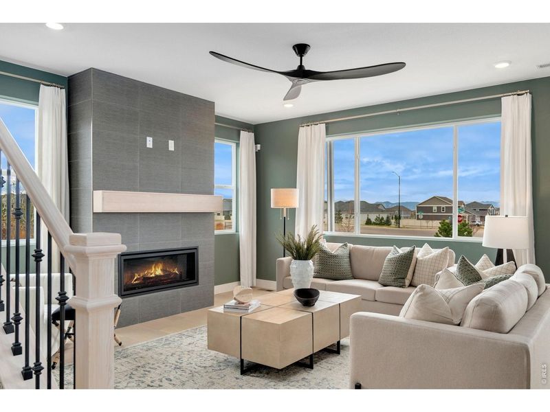 Furnished interior view inside a new home in Hidden Creek, Frederick (Image 6).