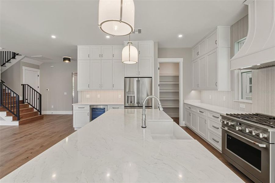 Furnished interior view inside a new home in , St. Petersburg (Image 9).