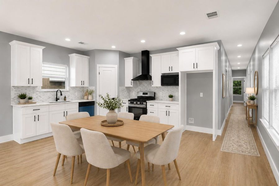 open kitchen