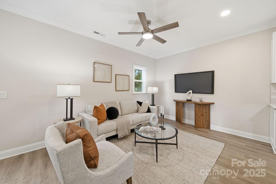 Furnished interior view inside a new home in , Charlotte (Image 18).