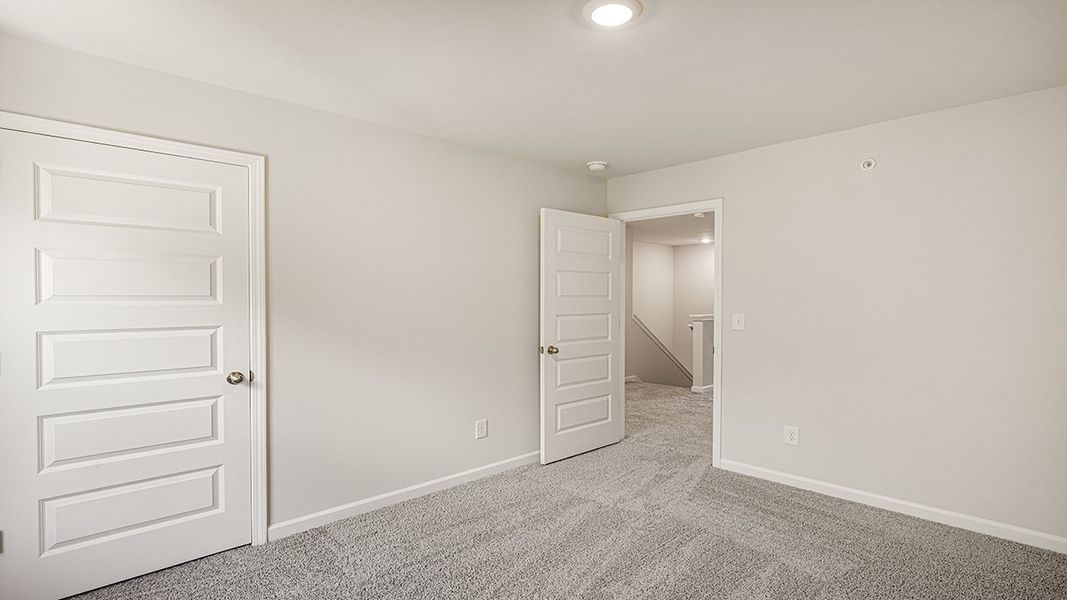 Spacious, unfurnished interior of a new home in Echo Glen, Stockbridge (Image 23). Spacious, unfurnished interior of a new home in Echo Glen, Stockbridge (Image 23).
