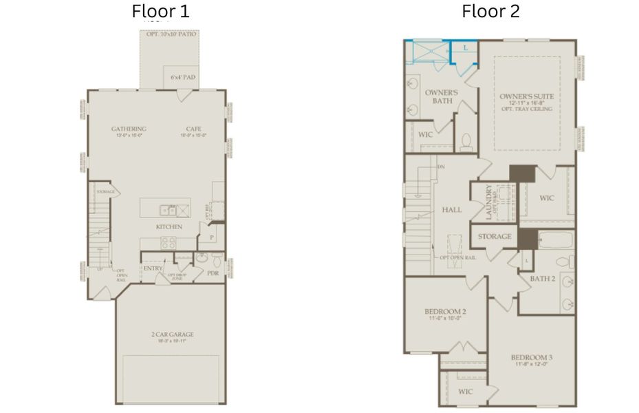 2D floor plan layout of this home in Everton, Durham, NC (Image 4).