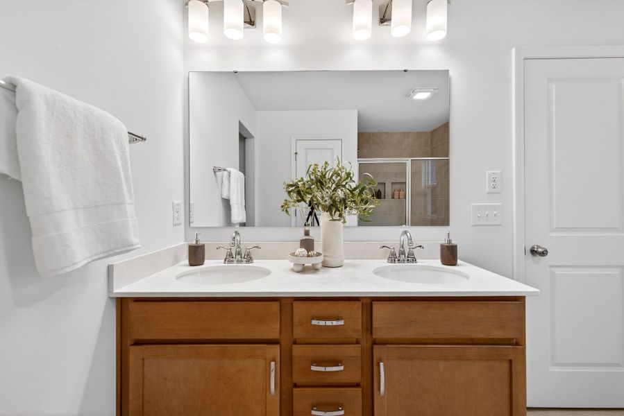 Furnished interior view inside a new home in Nathans Ridge, Lillington (Image 26).